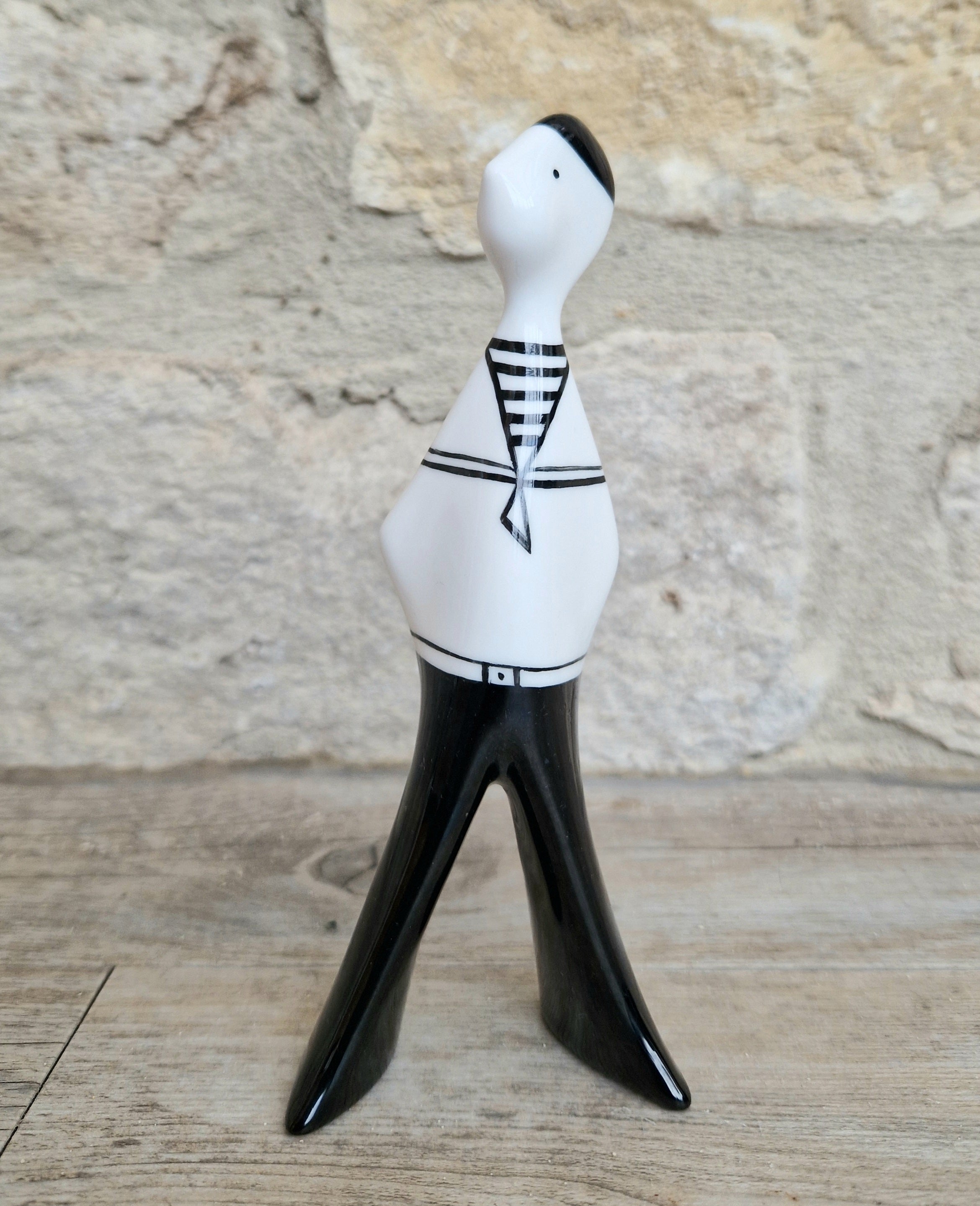 Lubomir Tomaszewski Ćmielów Fine Porcelain 'Felek Marynaz' White Shirt Sailor Figure