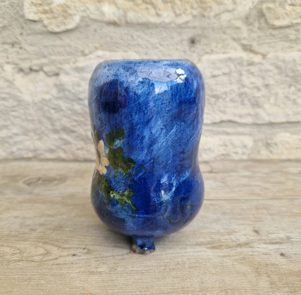 Haviland & Co. Limoges Babotine Floral Vase: Edouard Girard, 1875