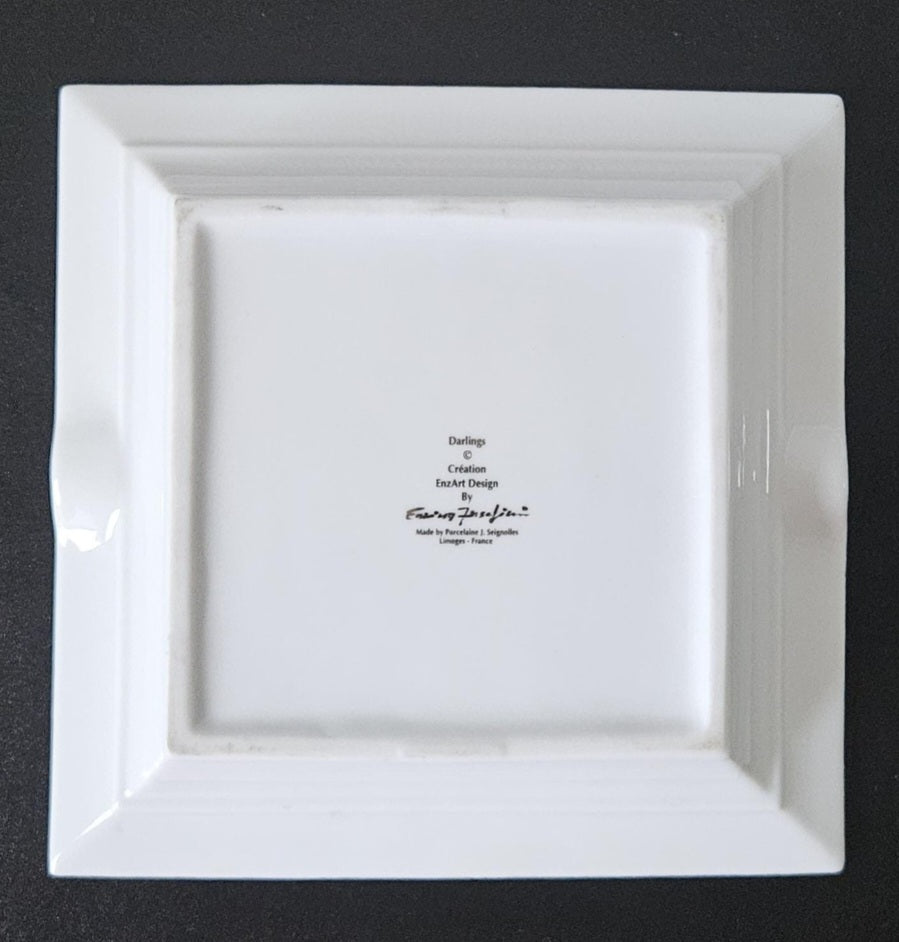 Vintage Coffee Table Ashtray: Darlings Creation Trinket Dish Vintage EnzArt Limoges