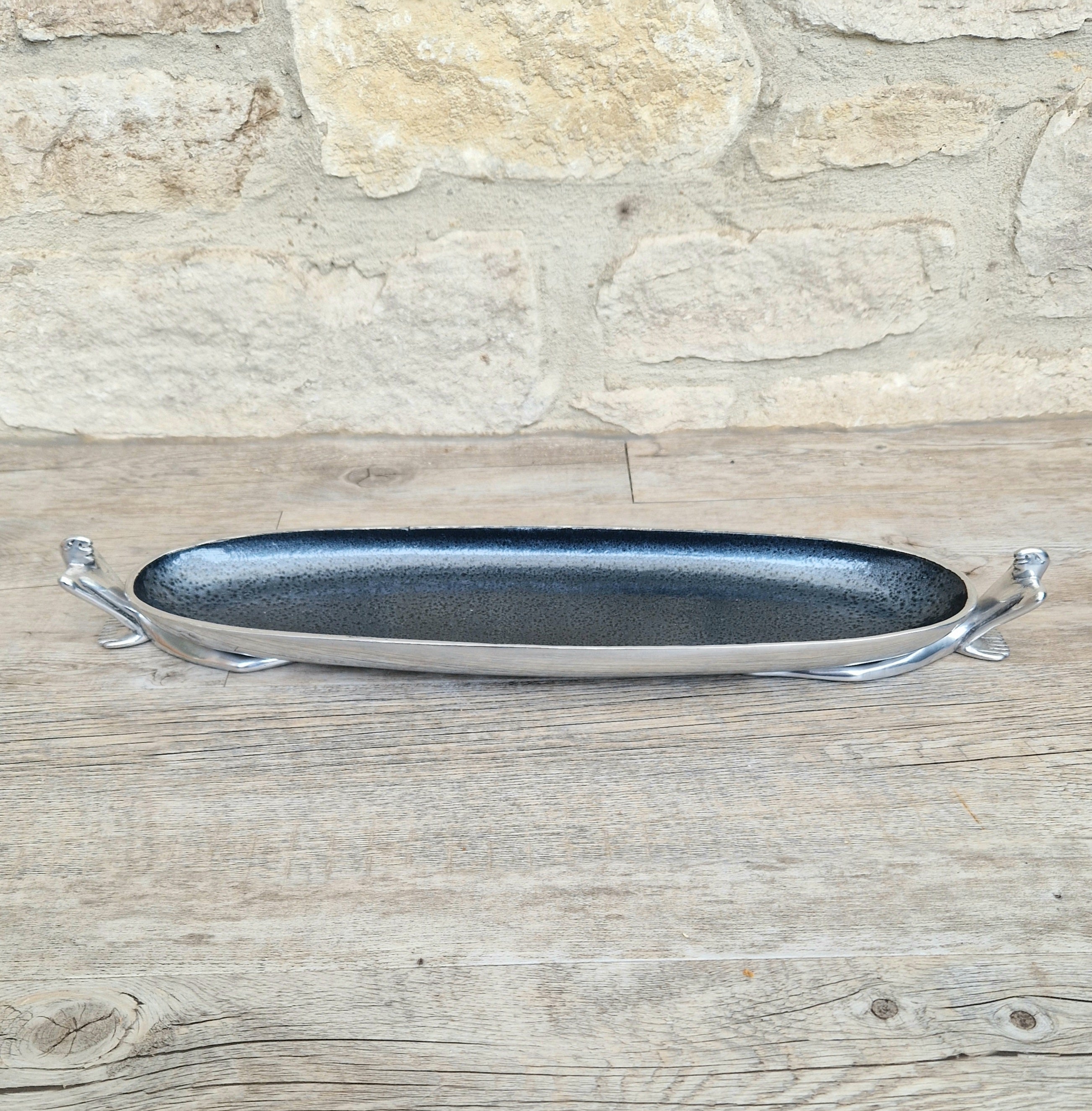 Carrol Boyes Medium Canoe Bowl 'At Ease' Vintage Serving Dish 45.5cm