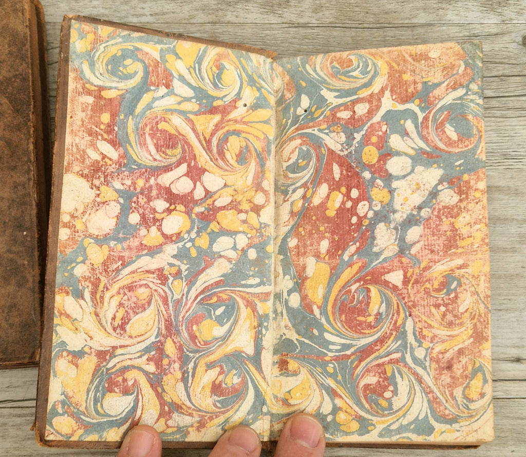 La Vie D'Oliver Cromwell 1746 Gregoire Leti Very Rare 2 Volume Antiquarian Book French