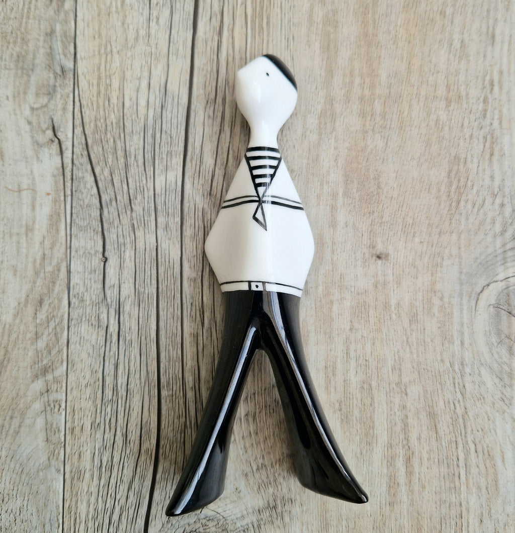 Lubomir Tomaszewski Ćmielów Fine Porcelain 'Felek Marynaz' White Shirt Sailor Figure