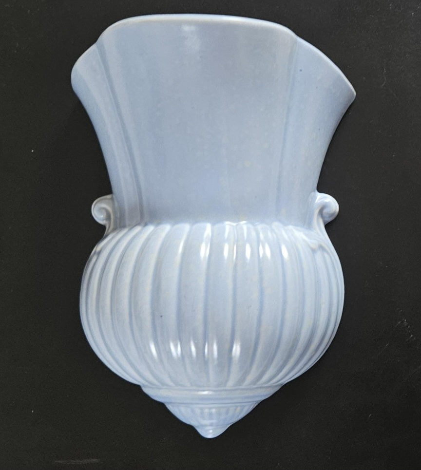 Vintage Wall Vase Crown Devon England Blue Ceramic Wall Vase Vase Urn Display Wall Mounted circa 1950-60’s
