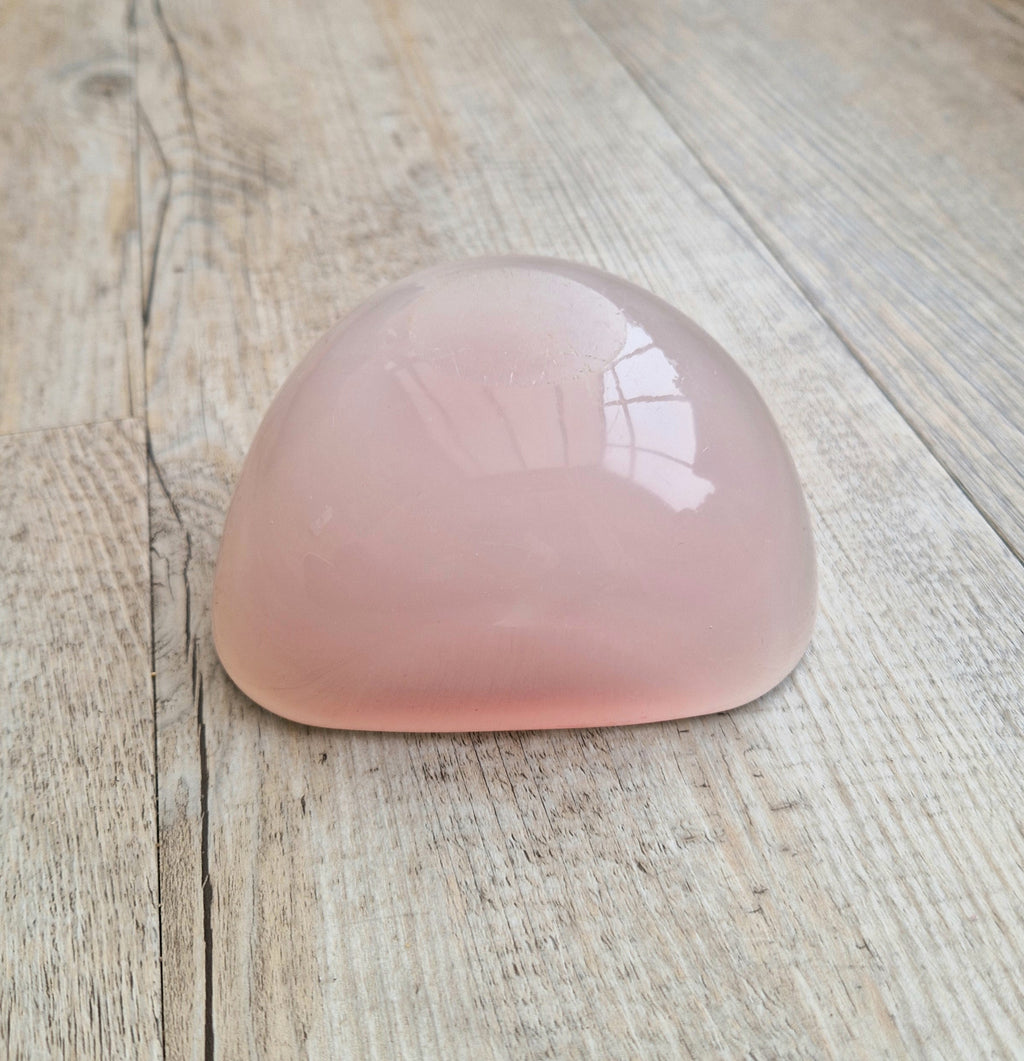 Archimede Seguso Opaline Pink Geode Bowl Murano Glass 1950's Italy