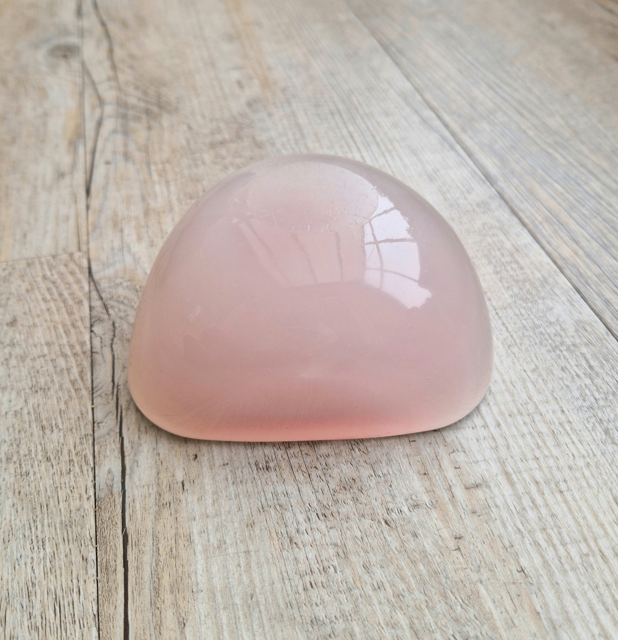 Archimede Seguso Opaline Pink Geode Bowl Murano Glass 1950's Italy