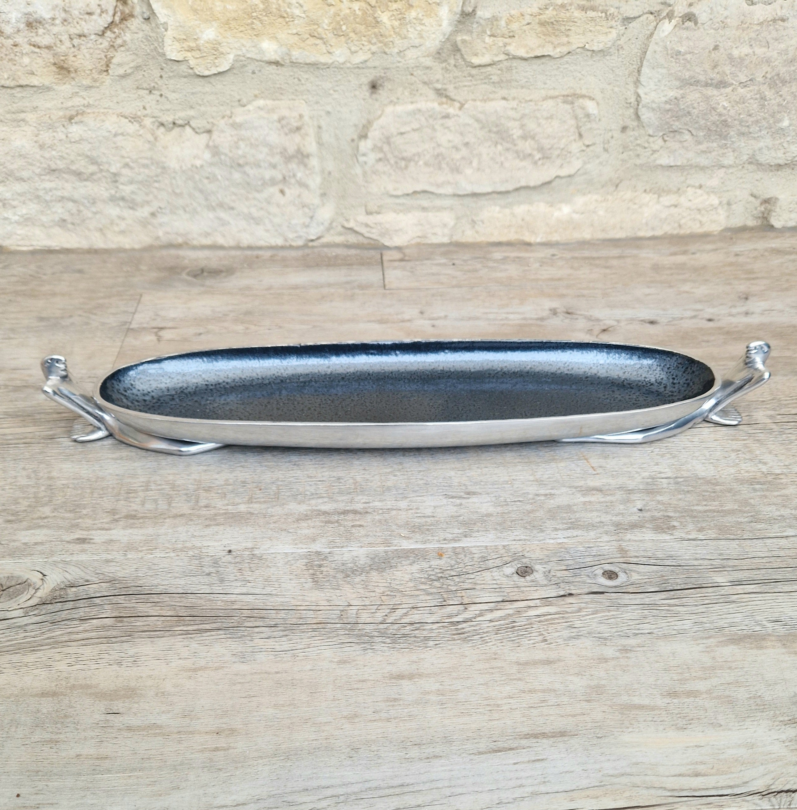 Carrol Boyes Medium Canoe Bowl 'At Ease' Vintage Serving Dish 45.5cm
