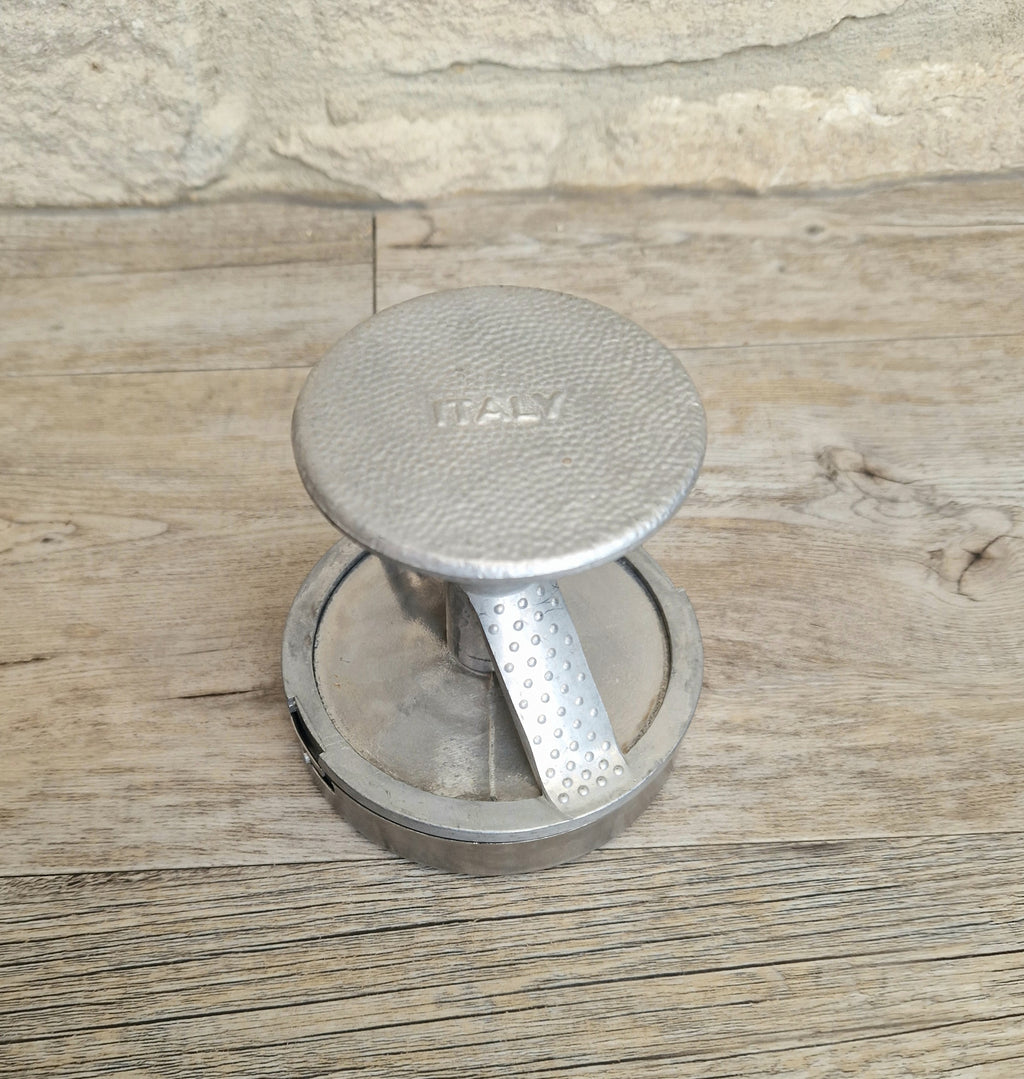 Aluminium Burger Pate Press Italian Kitchenalia Collectable