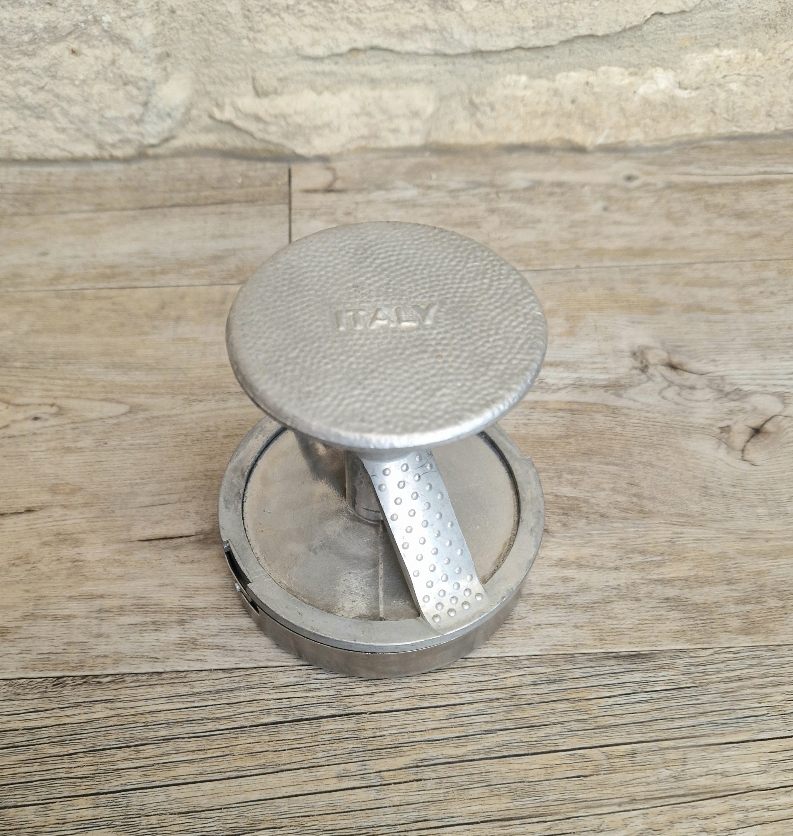 Aluminium Burger Pate Press Italian Kitchenalia Collectable