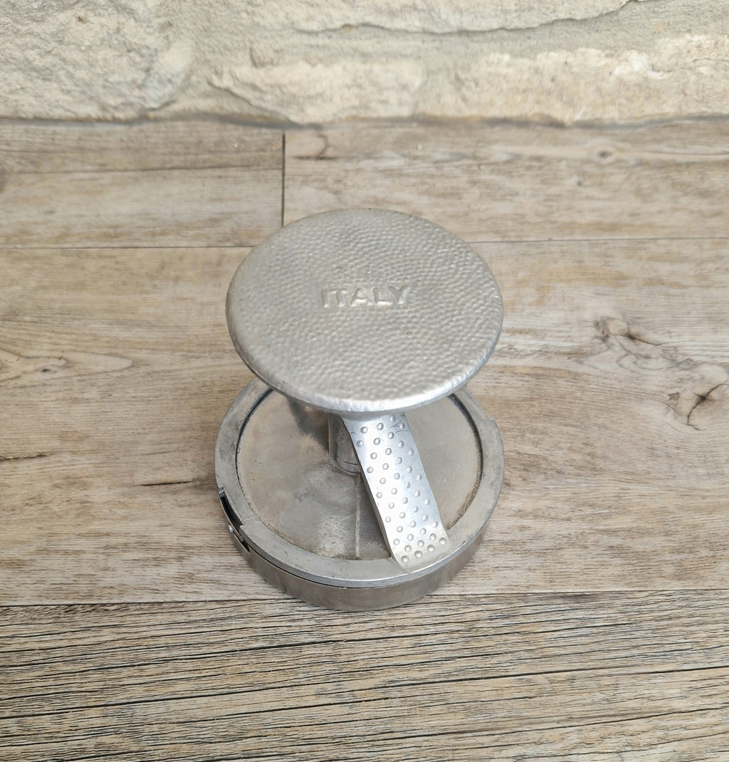 Aluminium Burger Pate Press Italian Kitchenalia Collectable