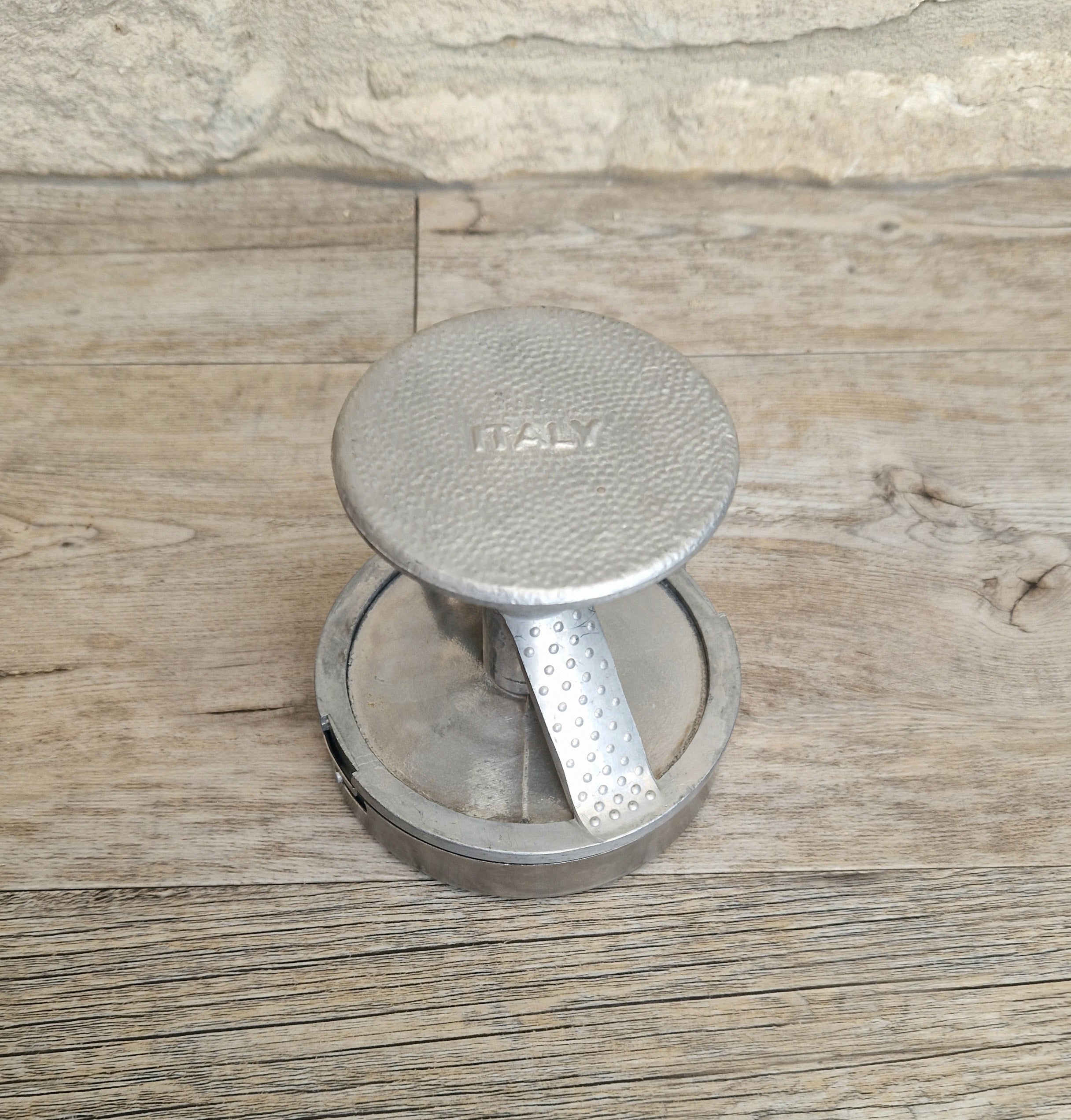 Aluminium Burger Pate Press Italian Kitchenalia Collectable
