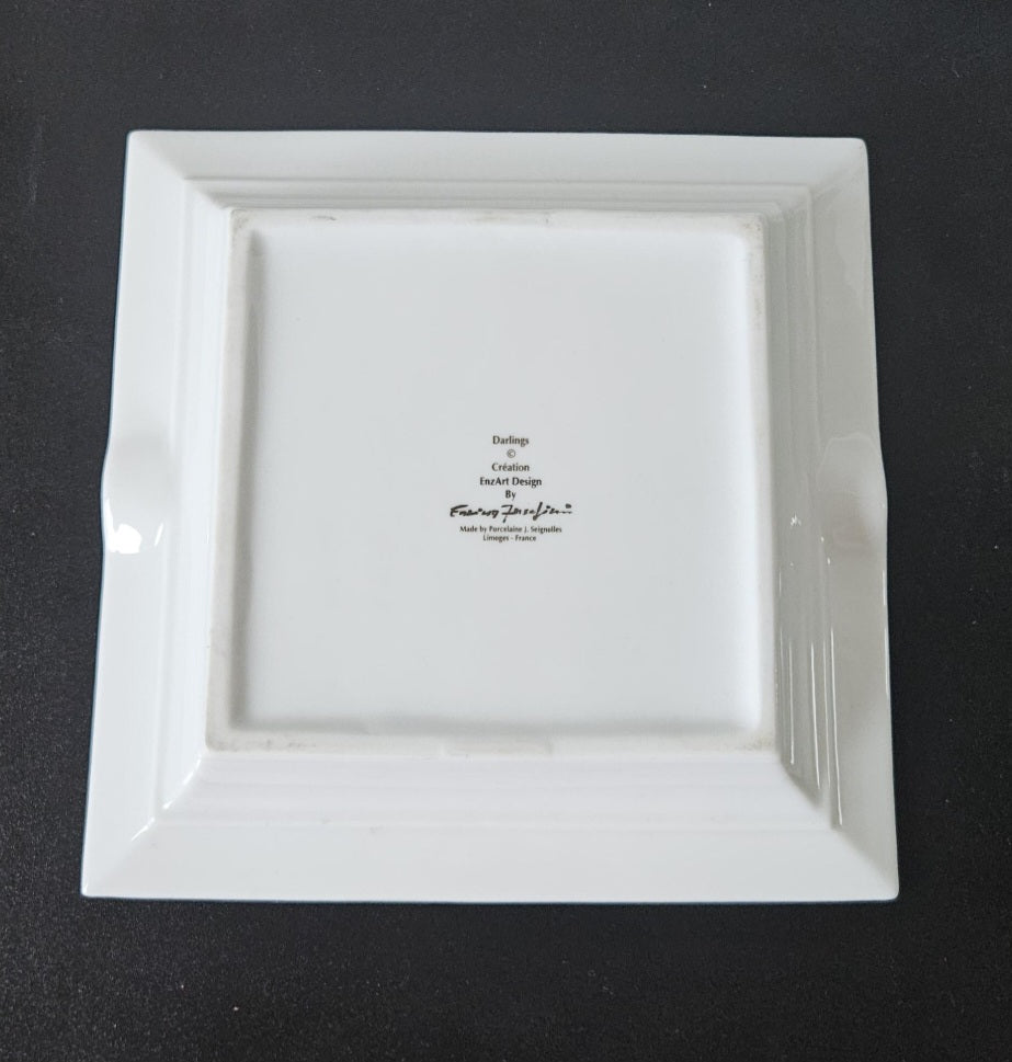 Vintage Coffee Table Ashtray: Darlings Creation Trinket Dish Vintage EnzArt Limoges
