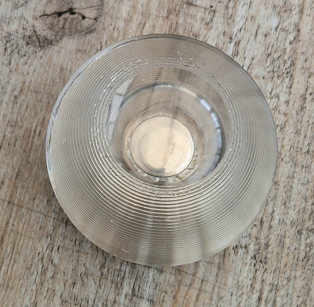 John Grinsell & Sons Match Striker Fine Antique 1903 Threaded Glass Ball Silver
