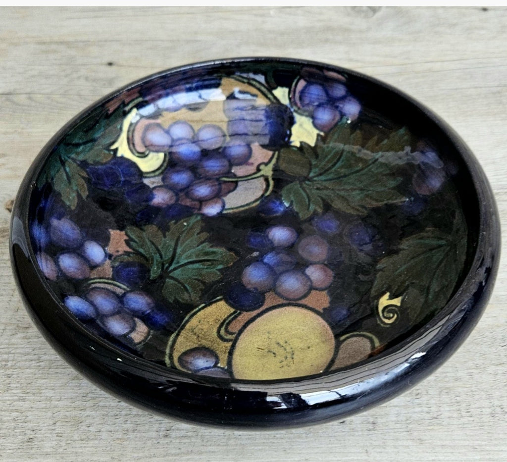 Arts & Crafts Low Fruit Bowl Still Life Fruit Antique Made in England