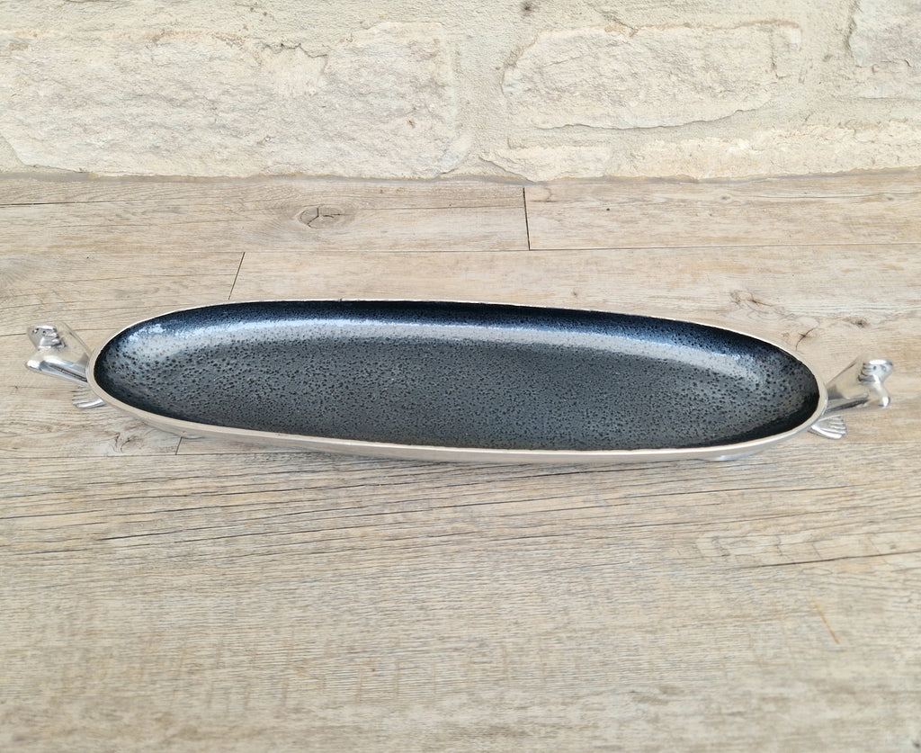 Carrol Boyes Medium Canoe Bowl 'At Ease' Vintage Serving Dish 45.5cm