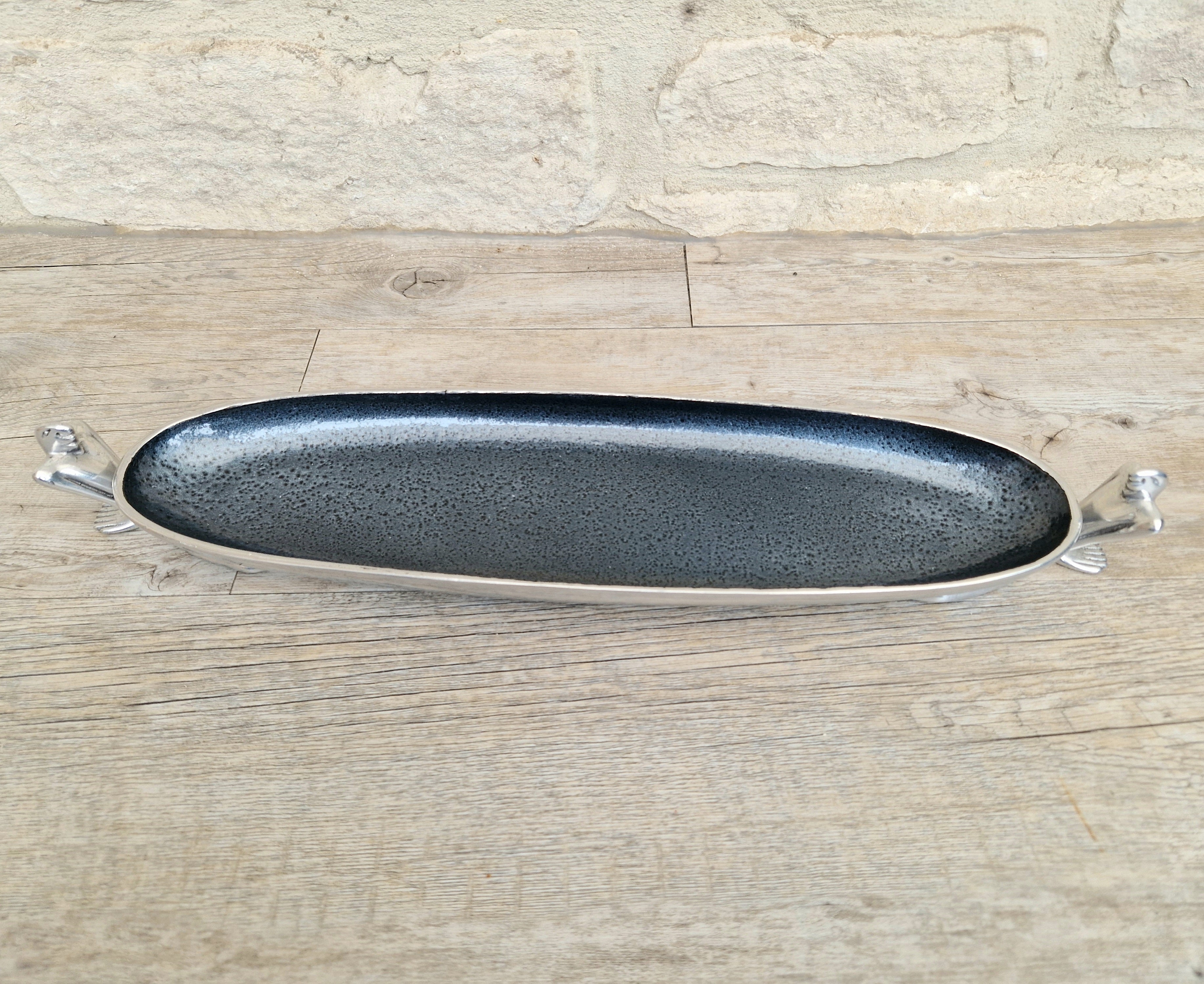 Carrol Boyes Medium Canoe Bowl 'At Ease' Vintage Serving Dish 45.5cm