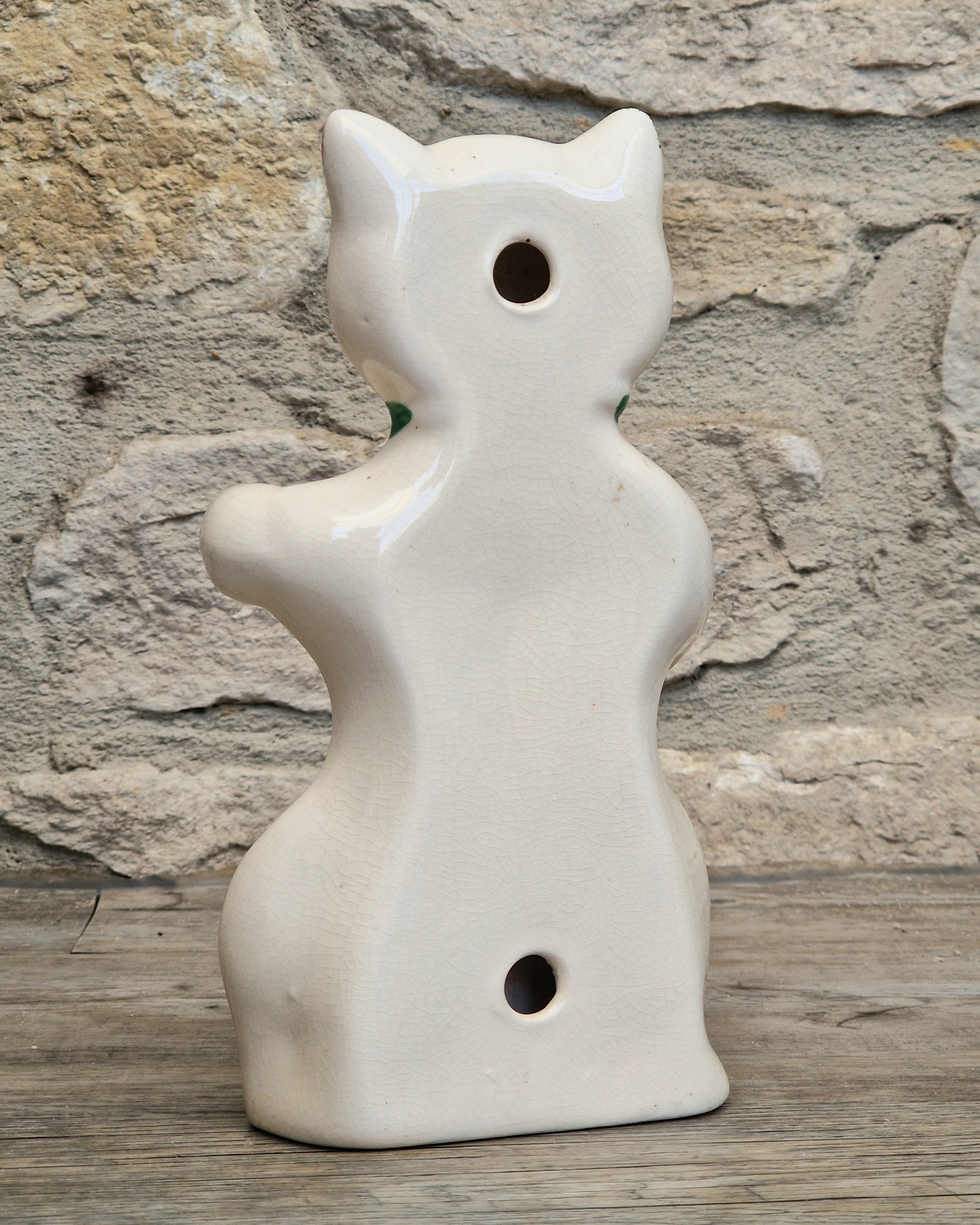 Cat Memo Minder Notepad Holder Midcentury Ceramic Stylised Cat Howard Holt Style
