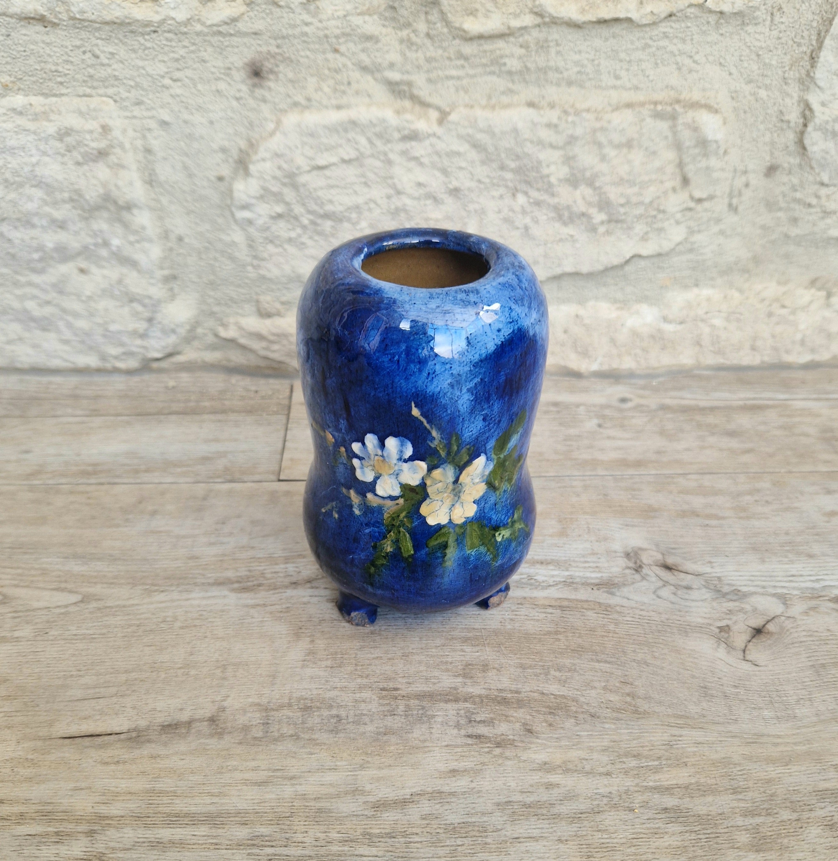 Haviland & Co. Limoges Babotine Floral Vase: Edouard Girard, 1875
