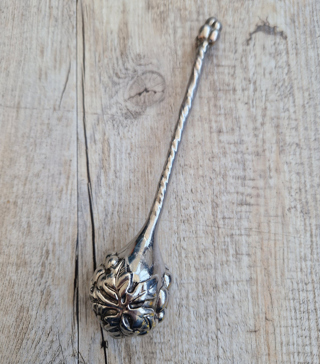 Vintage Silver Plated Silea Bunch of Grapes Style Champagne Bubble Keeper
