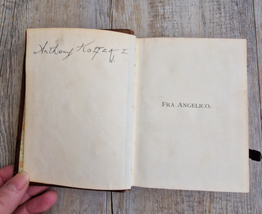 Fra Angelico J.B.Supino 1902 First Edition Leader Scott Alinari Brothers Florence Rare English Translation Edition