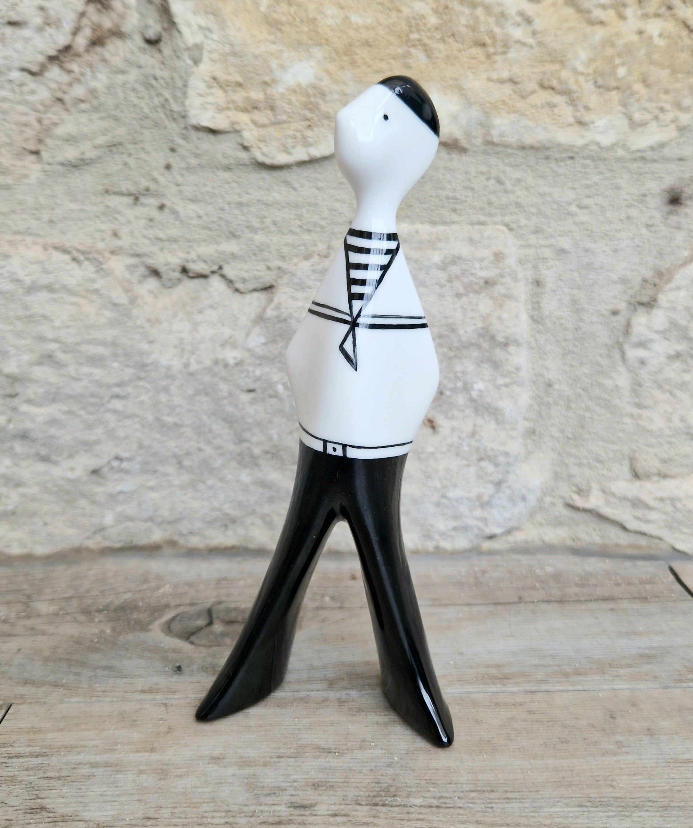 Lubomir Tomaszewski Ćmielów Fine Porcelain 'Felek Marynaz' White Shirt Sailor Figure