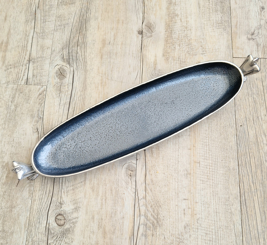 Carrol Boyes Medium Canoe Bowl 'At Ease' Vintage Serving Dish 45.5cm