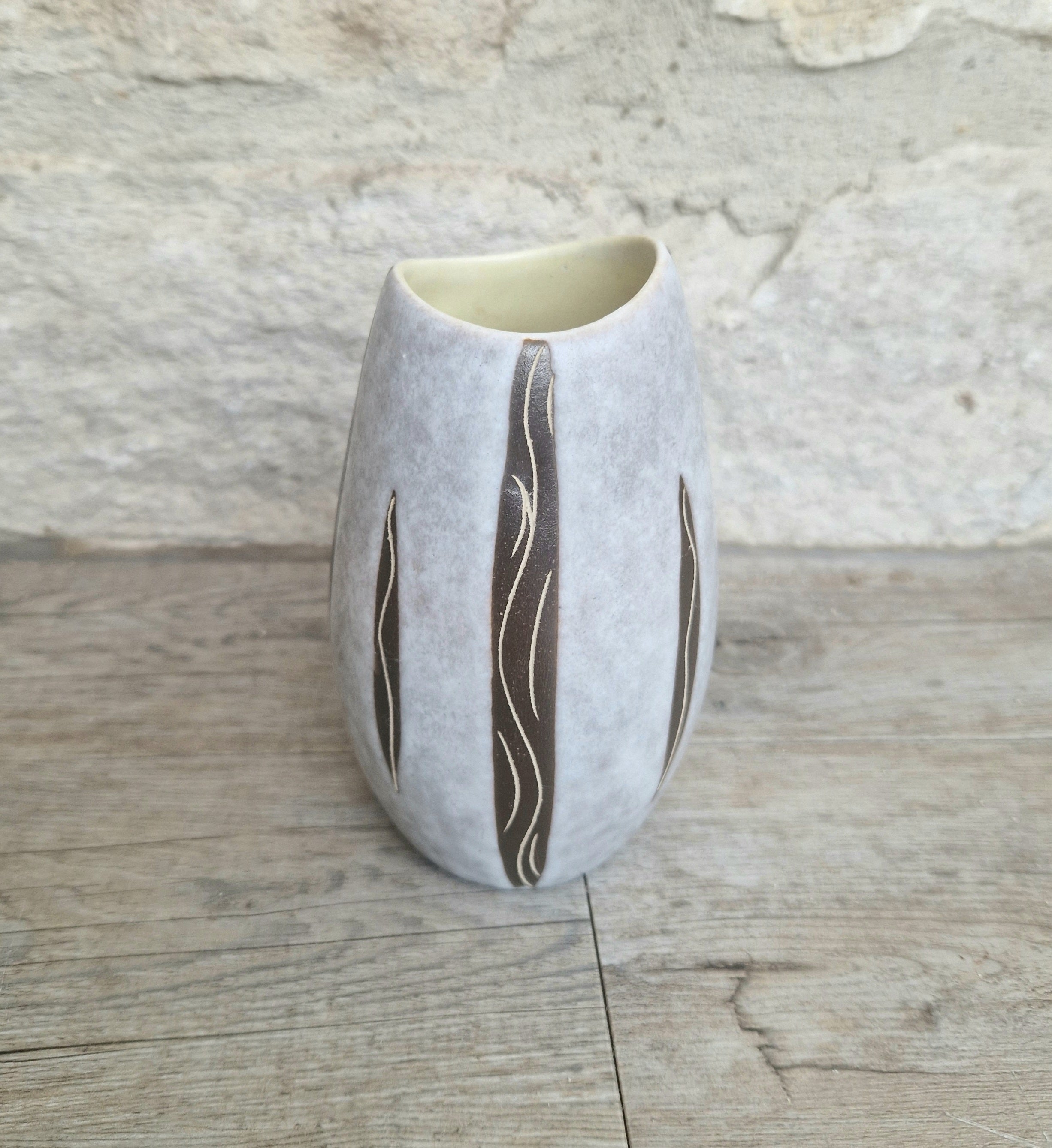 Mid Century Marzi & Remy Visbek Vintage West German Ceramic Posy Vase