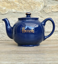 Harrods London Teapot Large Blue 2 Pint Sadler Made in England Vintage Collectible Kitchenware